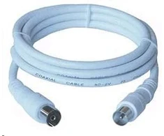 PREMIUMCORD TV antenos jungiamasis laidas 15m (koaksialinis, M/F, 75 omų)