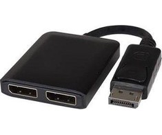 PremiumCord DisplayPort DisplayPort x2, 0,2 m, juodas (kportad17)