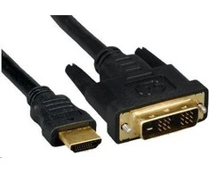 Kabelis PremiumCord HDMI - DVI-D 10m juoda (kphdmd10)