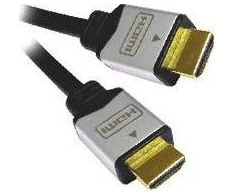 PREMIUMCORD kabelis HDMI A – HDMI A M/M 2 m paauksuotos ir metalinės HQ jungtys, 4K