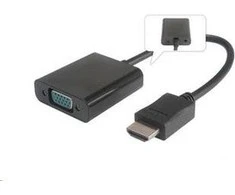 AV PremiumCord HDMI adapteris – D-Sub (VGA) juodas