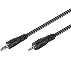 Kabelis PremiumCord Jack 2.5mm - Jack 3.5mm 2m juoda (kjack2mm2)