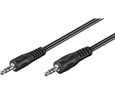 Kabelis PremiumCord Jack 3,5mm - Jack 3,5mm 3m juoda (kjackmm3)