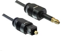 Kabelis PremiumCord Jack 3.5mm - Toslink Mini 3m juoda (kjtos2-3)