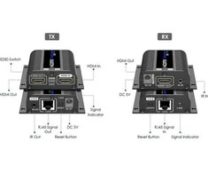 PremiumCord HDMI ilgintuvas iki 50 m per vieną Cat6/6a/7 laidą, EDID nustatymas