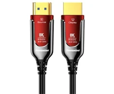 Kabelis PremiumCord PREMIUMCORD Ultra High Speed HDMI 2.1 kabelis światłowodowy 8K@60Hz, złocone 20m