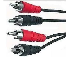 Kabelis PremiumCord RCA (Cinch) x2 - RCA (Cinch) x2 2m juoda (kjackcmm2-2)