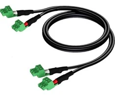 Procab Kabelis 2x gnybtų blokas - 2x gnybtų blokas (3P-3.81MM) 1m - CLA830/1