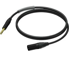 Procab Kabelis XLR kištukas – lizdo kištukas Stereo Ultraflex 1,5 m – PRA724/1,5
