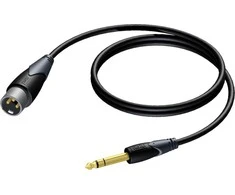 Audio laidas Procab, XLR/6,3 mm, 1,5 m