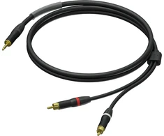 Kabelis Procab Kabelis PROCAB PRA711/3, 2x lizdas 3,5mm (M) stereo arba 2x RCA (M) (3m)