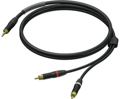 Kabelis Procab 2x jack 3,5 mm (M) stereo į 2x RCA (M) 3 m (PRA711/3)
