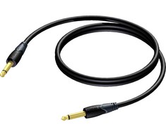 Kabelis Procab Jack 6.3 mm - Jack 6.3 mm 1,5 m juodas (CLA600/1.5)