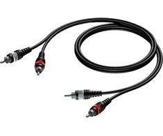 PROCAB CAB800/1.5 2 x RCA/Cinch vyrams - 2x RCA/Cinch vyrams 1,5 ma