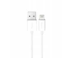 Puro TPE 12W USB-A – Lightning kabelis 2m – baltos spalvos