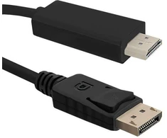 QOLTEC 50437 kabelis DisplayPort v1.2 / HDMI 4Kx2K 3m