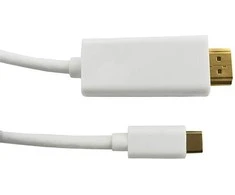 QOLTEC 50415 Qoltec DisplayPort Alternatyvus režimas USB 3.1 CM / HDMI AM | 4Kx2K | 2 m