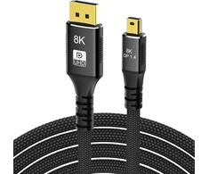 Kabelis Reagle DisplayPort Mini - DisplayPort 2m sidabrinis (RMDD200P)