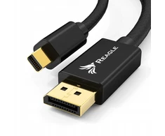 Kabelis Reagle DisplayPort Mini - DisplayPort 2m sidabrinis (RMDD200P)