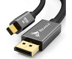 Kabelis Reagle DisplayPort Mini - DisplayPort 2 m sidabrinis