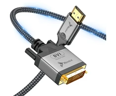 Kabelis Reagle HDMI - DVI-D 2m sidabrinė (RHDV200P)