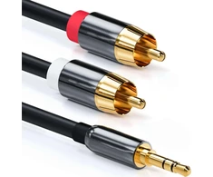 Laidas Reagle Jack 3,5 mm - RCA (Cinch) x2 3 m juodas (RAJR300S)