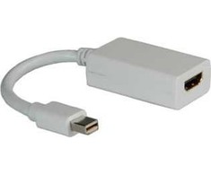 Roline DisplayPort Mini – HDMI laidas, 0,1 m baltas (12.03.3129)