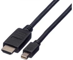 Kabelis Roline DisplayPort Mini - HDMI 3m juoda (JAB-2600814)