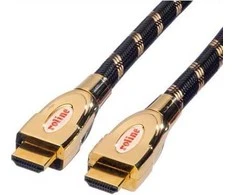 Roline HDMI – HDMI laidas 5 m aukso spalvos (11/04/5693)