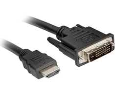 Sharkoon Adapterkabel HDMI > DVI-D (juodas, 5 Meter, Dual Link, 24+1)