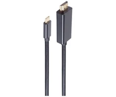Kabelis Shiverpeaks HDMI USB 3.1 Typ C 1m (BS10-57025)