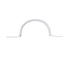 BACHMANN spiralinis kabelis 1,5 m-6 m pločio 0,2 m tiesus, H05VV-F 3G1,5 mm², lygiai nupjautas