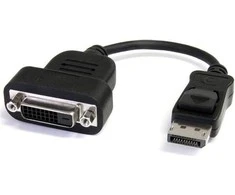 AV adapteris StarTech Rodyti Uostas - DVI- D 0.2m Juodas (DP2DVIS)