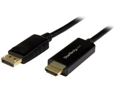 StarTech DP2HDMM2MB DisplayPort adapterio kabelis DP1.2 kištukinis HDMI 1.4 lizdas, 2m, juodas