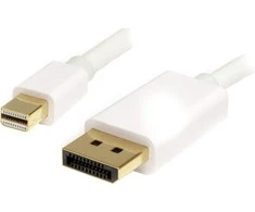 Kabelis StarTech Rodyti Port Mini - DisplayPort 2m Baltas (MDP2DPMM2MW)