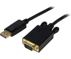 Kabelis StarTech D- Sub (VGA) 1.8m Juodas (DP2VGAMM6B)