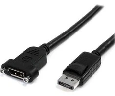 Kabelis StarTech Rodyti Prievadas - DisplayPort 0.9 m Juodas (DPPNLFM3PW)