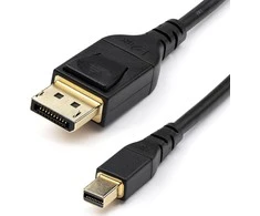 Kabelis StarTech Rodyti Port Mini - DisplayPort 1m Juodas (DP14MDPMM1MB)