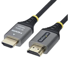 Kabelis StarTech HDMI 0,5 m HDMI Typu A (Standard) juoda, sidabrinė (HDMI2-FLEX-4K60-50C)