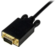 Kabelis StarTech Rodyti Port Mini - D-Sub (VGA) 3m Juodas (MDP2VGAMM10B)