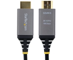 Kabelis StarTech kabelis HDMI HDMI Typu A (Standard) Juodas (HDMI21-CBL-SLIM-2M)
