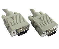 D-Sub (VGA) laidas - D-Sub (VGA) 30 m pilkas