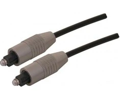 Audio Kabelis TOSLINK M - TOSLINK M, SPDIF OPTICAL, 2m, juoda