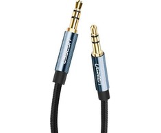 UGREEN mini lizdas 3.5 mm AUX kabelis 1.5 m mėlynas