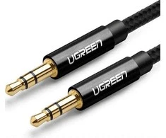 UGREEN 3.5mm AUX kabelis 1m - Juodas