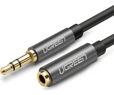 UGREEN AUX kištukas - AUX lizdas 3.5mm laidas 3m