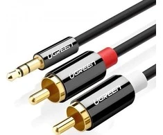 UGREEN 3.5mm į 2RCA (Cinch) kabelis 1.5m