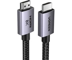 Ugreen HD171 25908 kabelis HDMI 2.1 8K connectors certified 1 m - pilkos spalvos