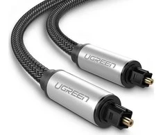 UGREEN AV108 Toslink Audio optinis kabelis, pintas iš aliuminio, 2 m