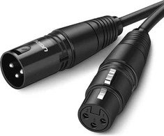 UGREEN AV130 XLR lizdas - XLR kištukas kabelis 10m juodas